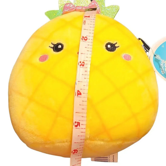 SQUISHMALLOWS Lulu The Bright Yellow Pineapple Small 6 Inch Plush New With Tags - Picture 6 of 10